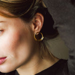 Charger l'image dans la galerie, Anneau d'oreille onde
